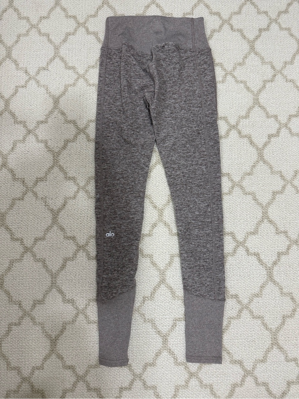 ALO Yoga high waisted lounge Leggings in Heather Taupe small S